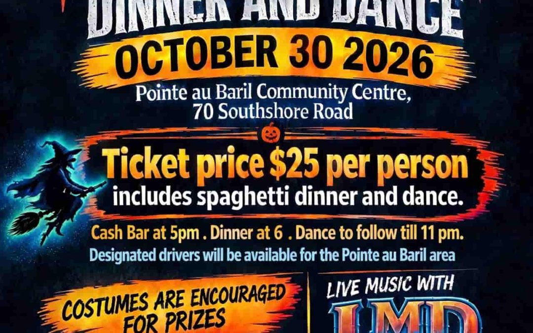 Halloween Dinner and Dance – Oct 30